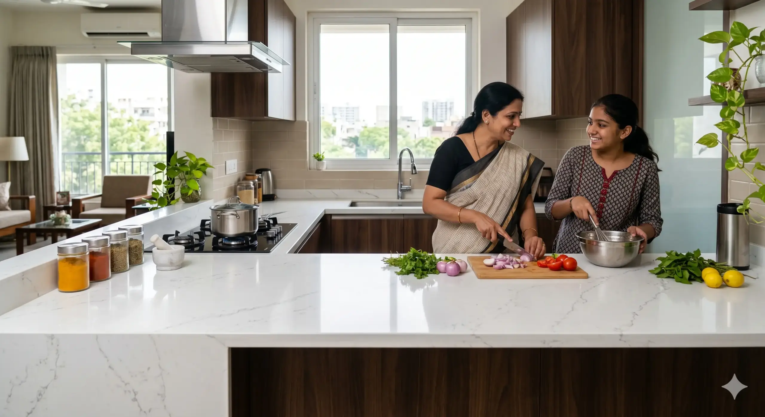 Kitchen Quartz Countertops in India