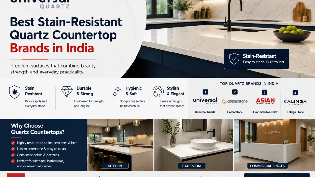 Best Stain-Resistant Quartz Countertop