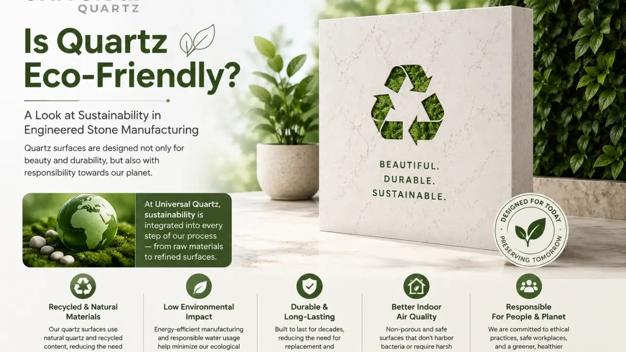 Is Quartz Eco-Friendly? A Look at Sustainability in Engineered Stone Manufacturing