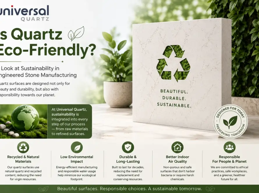 Is Quartz Eco-Friendly? A Look at Sustainability in Engineered Stone Manufacturing
