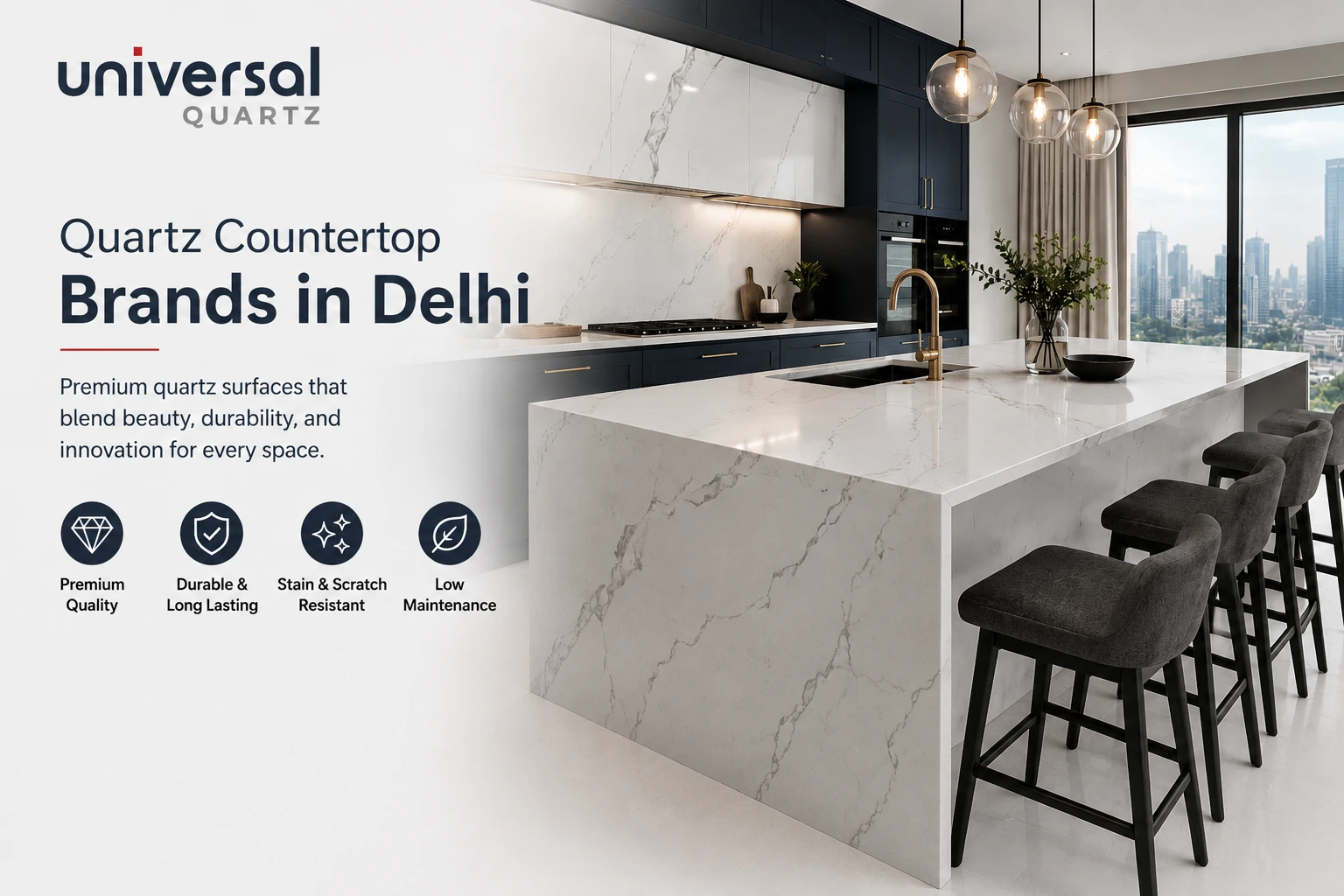 Best Quartz Countertop Brands in Delhi NCR