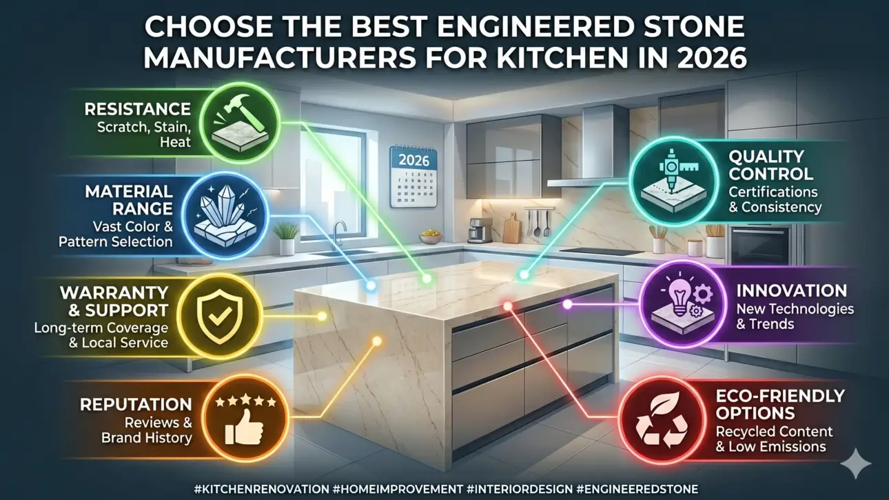 Engineered Stone Manufacturers for Kitchen