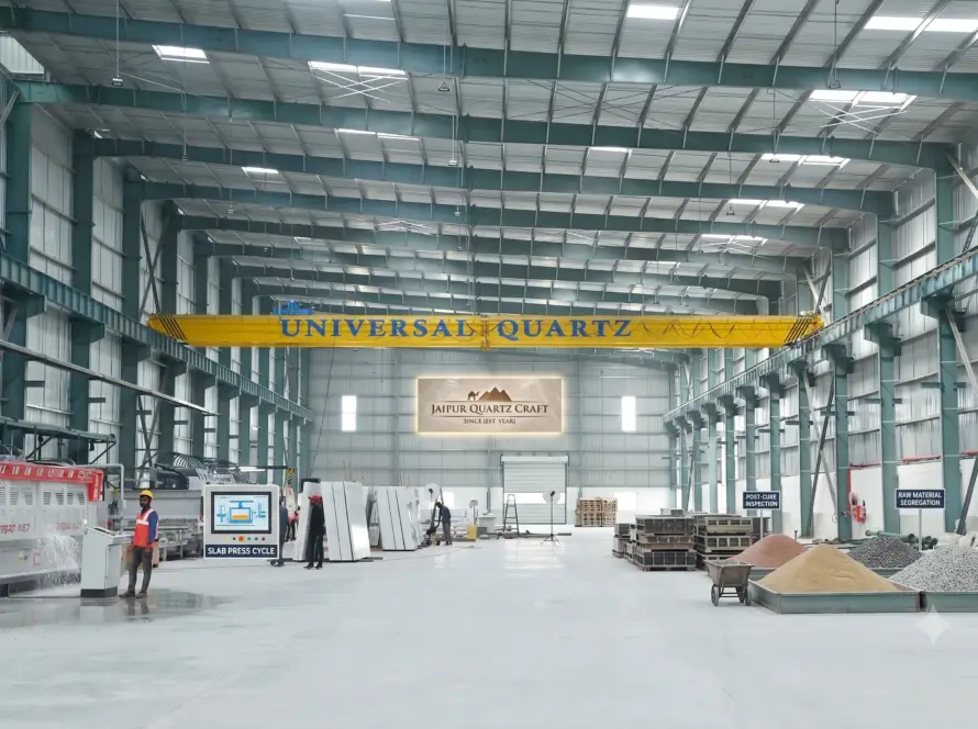 Universal Quartz is Manufactured in Jaipur: Inside Our Factory