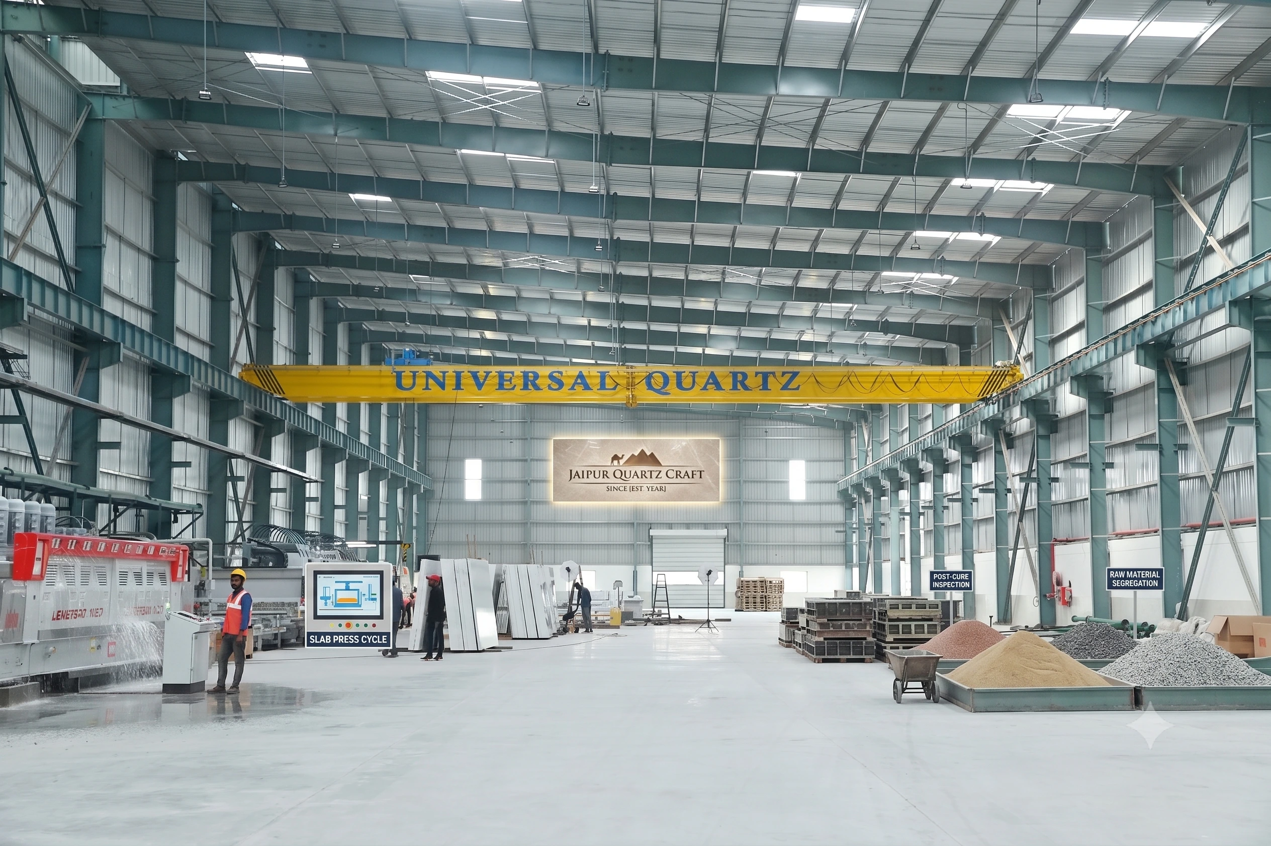 Universal Quartz is Manufactured in Jaipur: Inside Our Factory