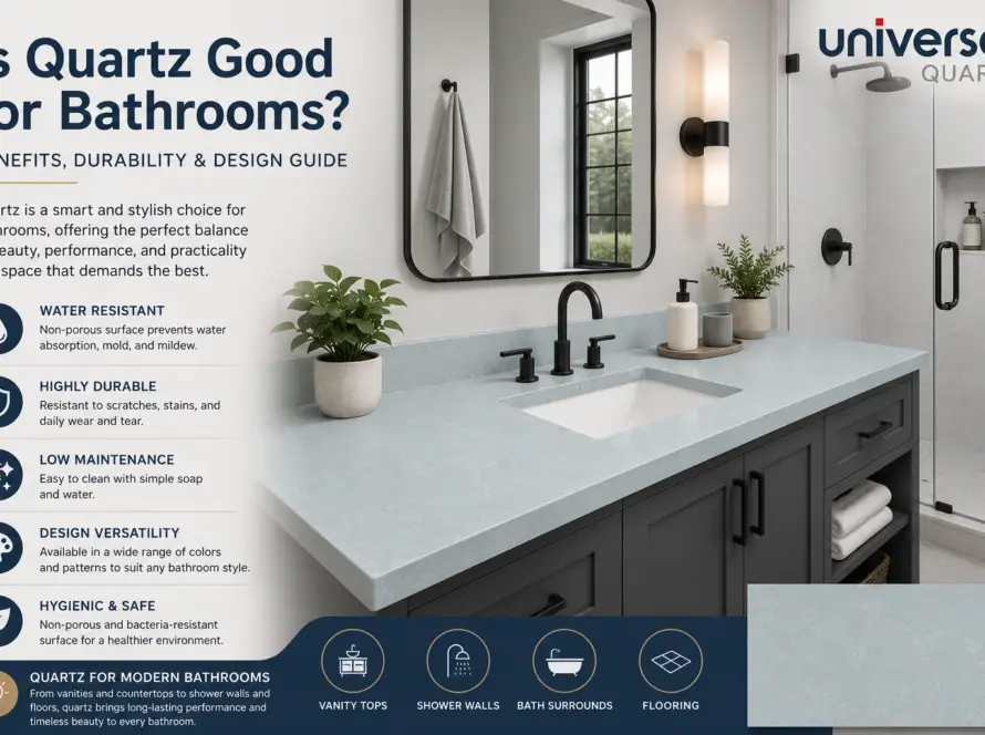 Is Quartz Good for Bathrooms? Benefits, Durability & Design Guide