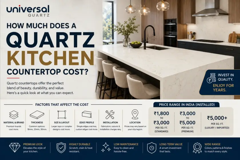 How Much Does a Quartz Kitchen Countertop Cost?