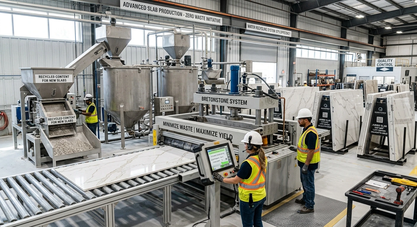 How Top Quartz Manufacturers Minimize Slab Waste and Project Costs